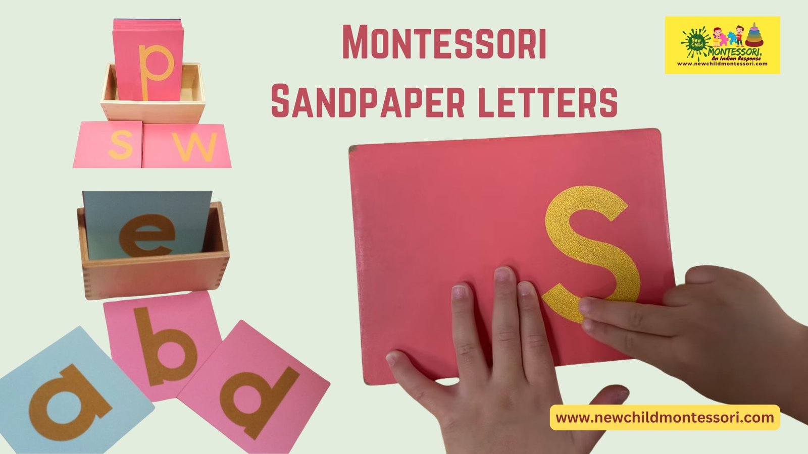 Montessori Sandpaper letters