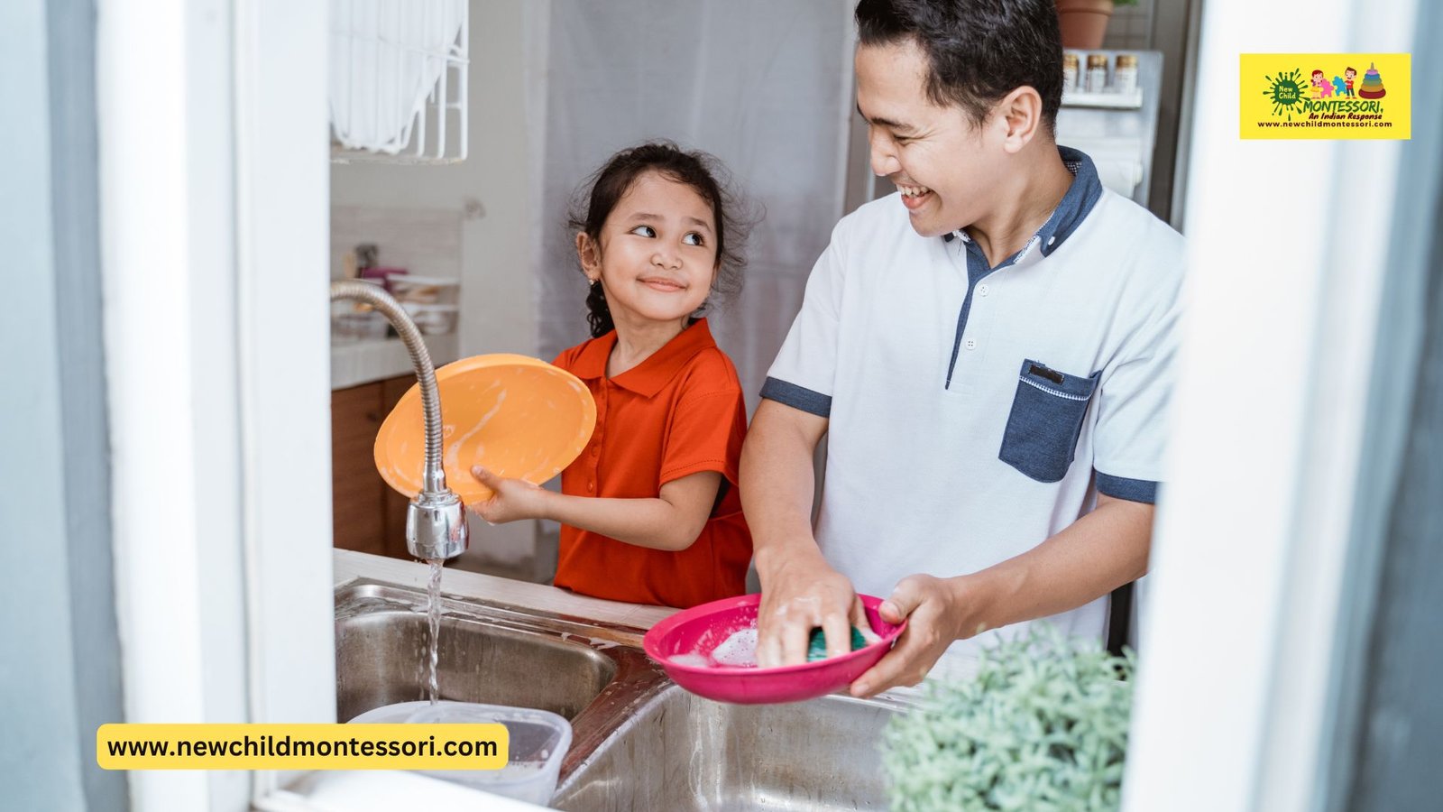 washing dish montessori
